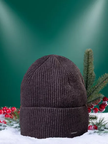 Шапка мужская 12884 MARHATTER кофе(57-59)