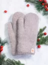 Варежки женские Корона 6559 бежевые