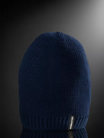Шапка мужская 13152 MARHATTER синяя (57-59)