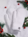 Варежки женские Корона 6559 белые