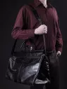 Сумка дорожная Baggins 1037 черная пулл-ап