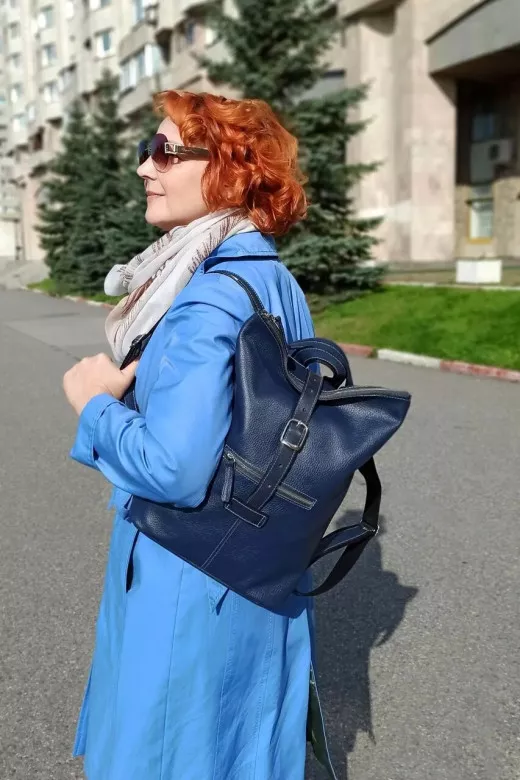 Сумка-рюкзак Natalia Kalinovskaya СР-34.161 «Бельканто» синяя
