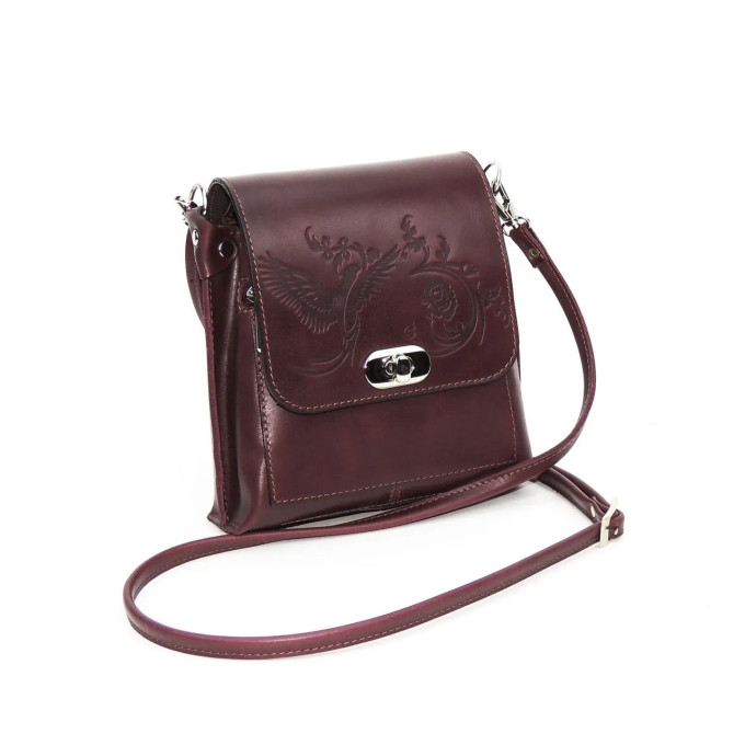 Сумка женская Natalia Kalinovskaya 76п.681 Джун бордо гладкая Сумка женская Natalia Kalinovskaya 76п.681 Джун бордо гладкая