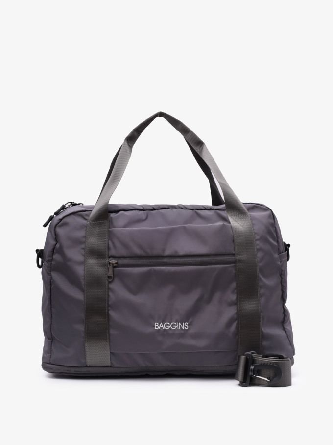 Сумка дорожно-спортивная Baggins 9230 серая Сумка дорожно-спортивная Baggins 9230 серая
