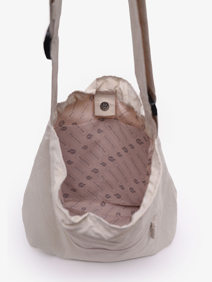 Сумка женская Colorful Fox Б 815 бежевая Сумка женская Colorful Fox Б 815 бежевая