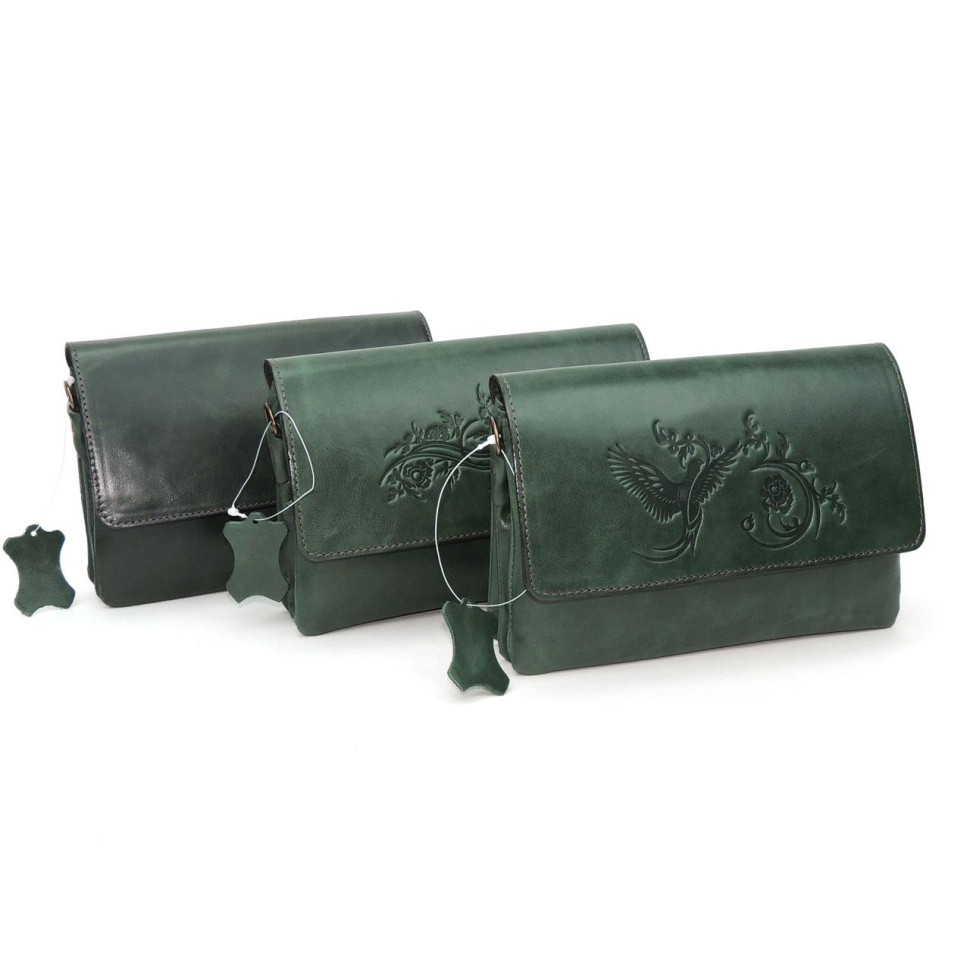 Сумка женская Natalia Kalinovskaya, «Гринли» растение зеленая Сумка женская Natalia Kalinovskaya, «Гринли» растение зеленая