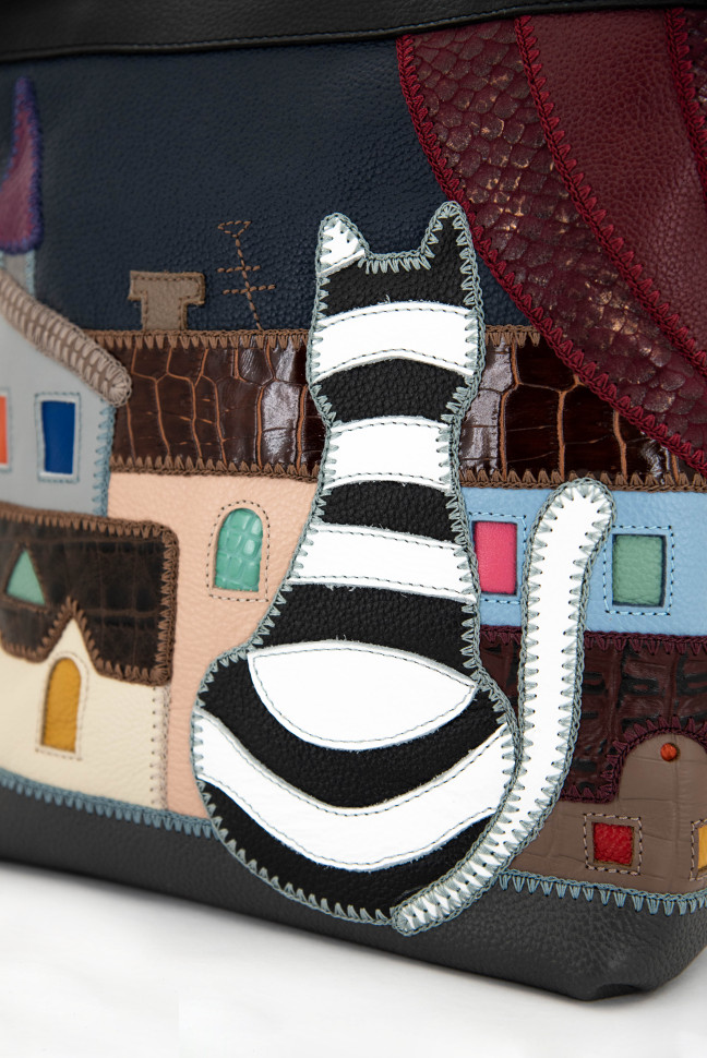 Сумка Protege ДС-528-305 "Окно ночь" черный флотер Сумка Protege ДС-528-305 "Окно ночь" черный флотер