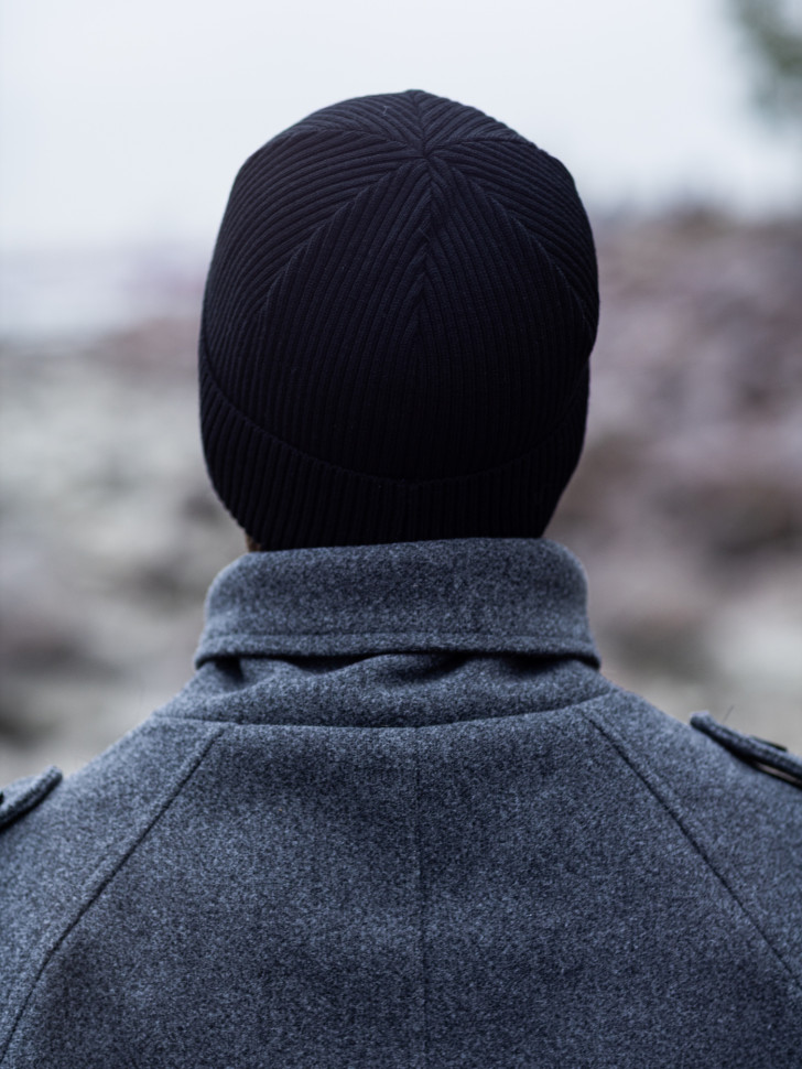 Шапка мужская 11468 MARHATTER чёрный (57-59)