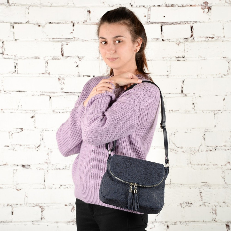 Сумка женская итальянская Roberta Firenze sissi 106 чёрная Сумка женская итальянская Roberta Firenze sissi 106 чёрная