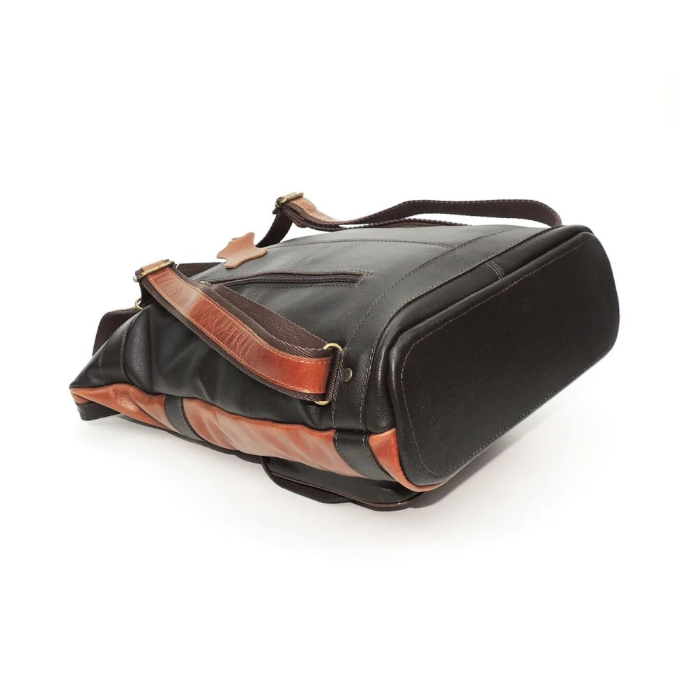 Сумка-рюкзак Natalia Kalinovskaya 54.602 Джойс рыжий/коричневый гладкая