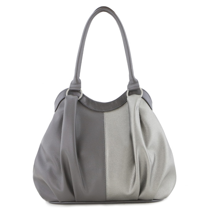 Сумка Оливи, 260 серая/серебристая Сумка Оливи, 260 серая/серебристая