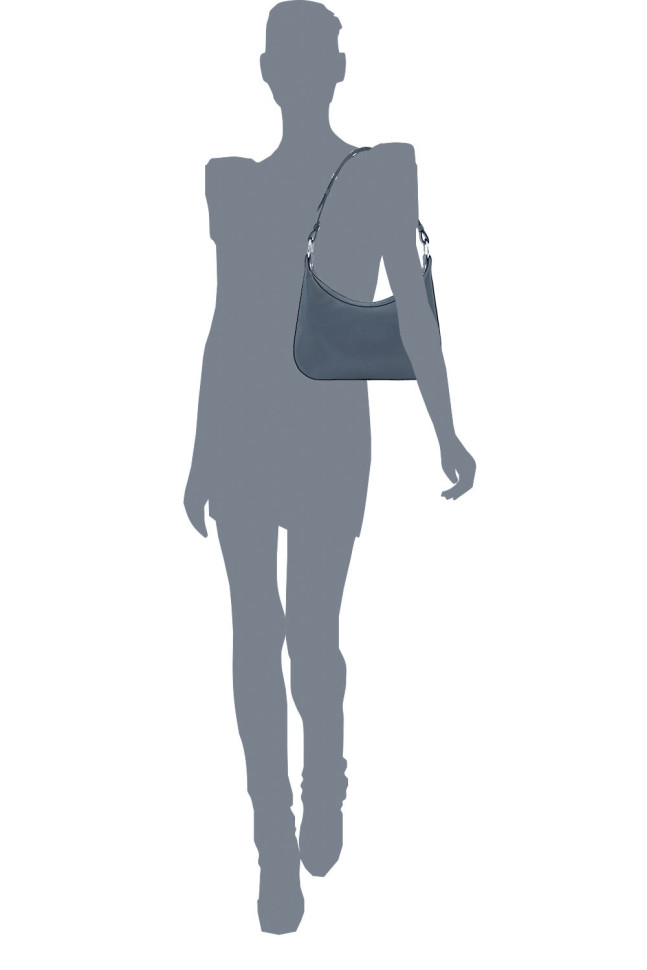 Сумка Protege Ц-511 серая гладкая Сумка Protege Ц-511 серая гладкая