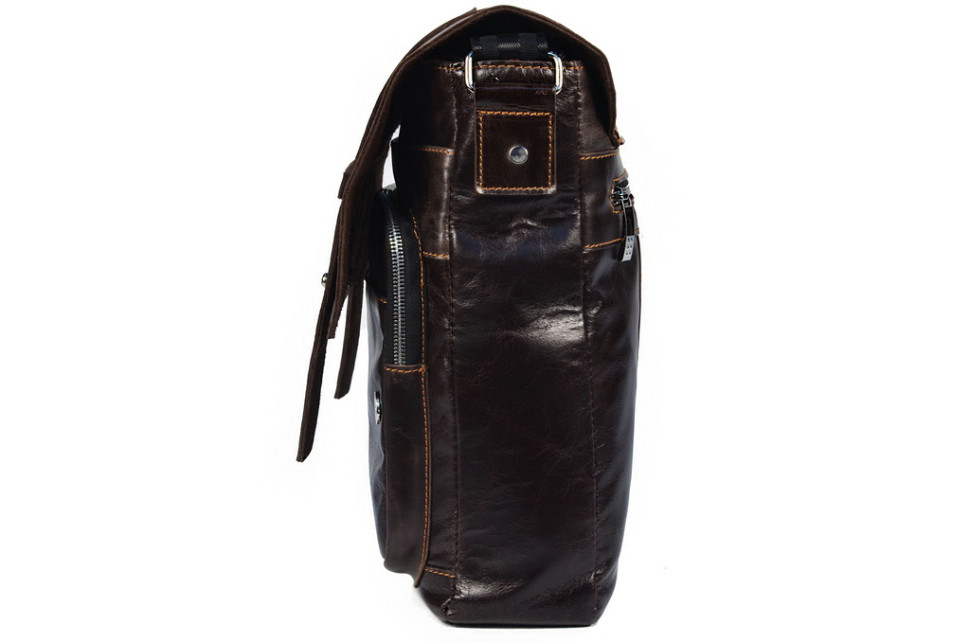 Сумка-планшет мужская XL Zolo, 24015 cognac