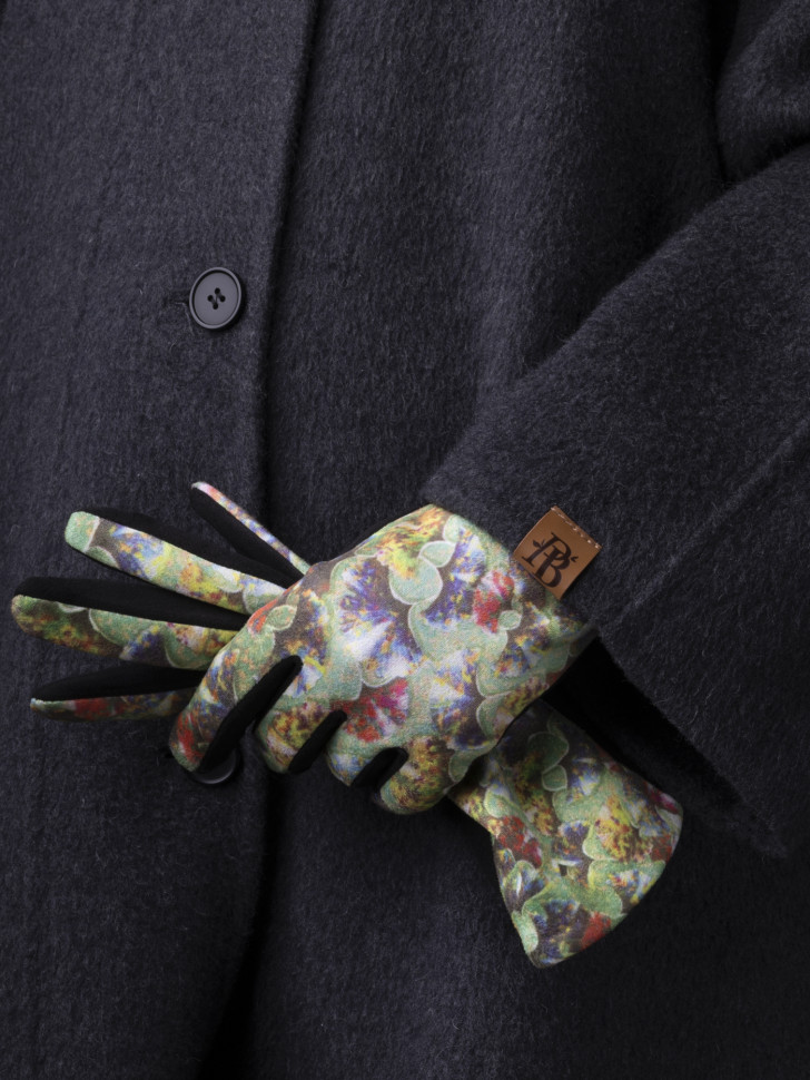 Перчатки женские Ангел 111-30 цветочные поля