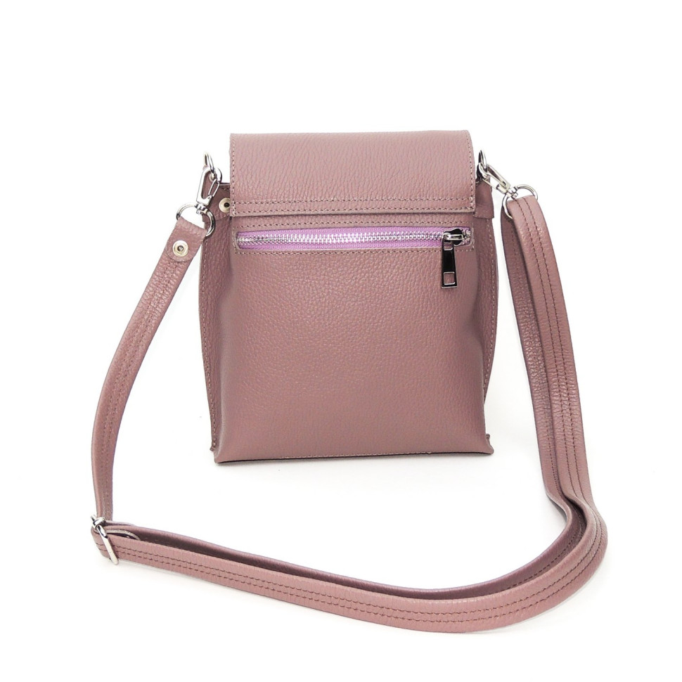 Женская кожаная сумка Natalia Kalinovskaya С86т "Рози" розовая Женская кожаная сумка Natalia Kalinovskaya С86т "Рози" розовая