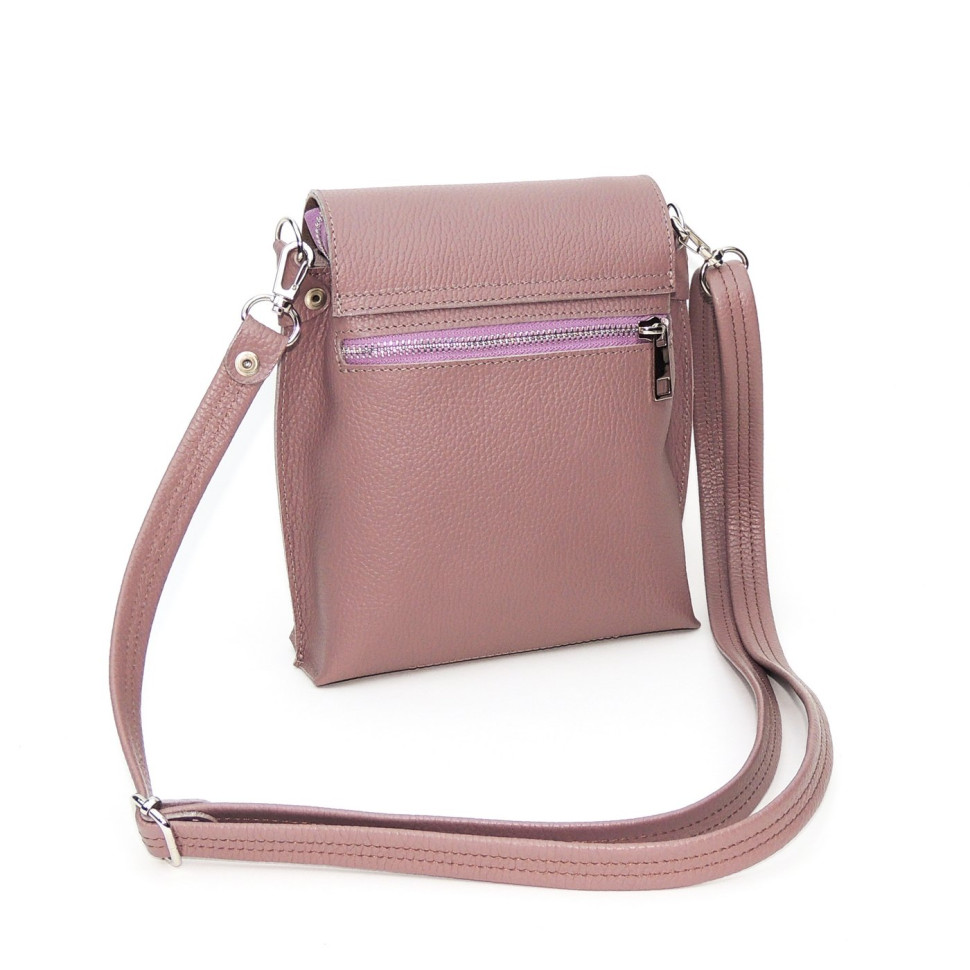 Женская кожаная сумка Natalia Kalinovskaya С86т "Рози" розовая Женская кожаная сумка Natalia Kalinovskaya С86т "Рози" розовая