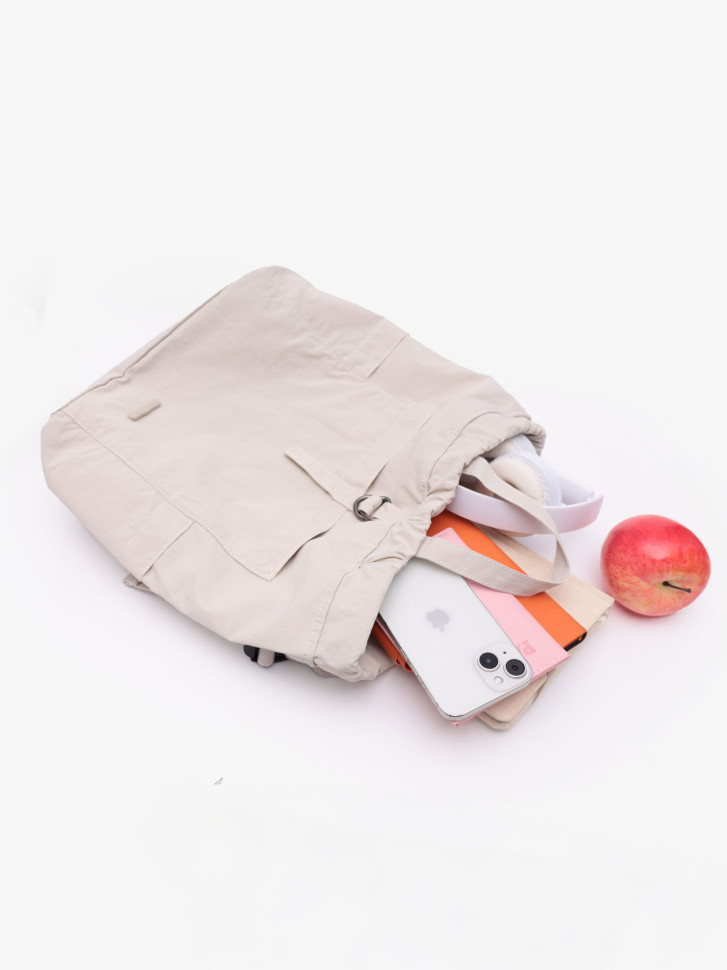 Рюкзак-мешок Colorful Fox Б 845 бежевый Рюкзак-мешок Colorful Fox Б 845 бежевый