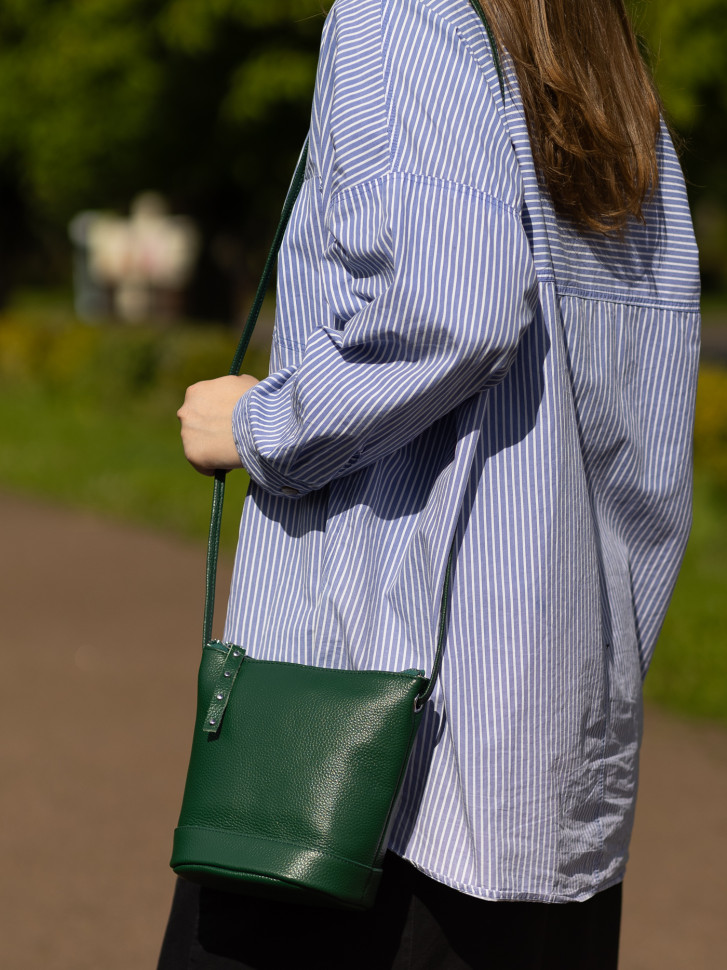 Сумка женская Baggins 5503 тёмно-зелёная Сумка женская Baggins 5503 тёмно-зелёная