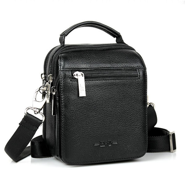 Мужская сумка через плечо Hight Touch 12-5 чёрная Мужская сумка через плечо Hight Touch 12-5 чёрная