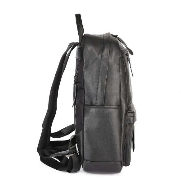 Большой мужской рюкзак из натуральной кожи Hight Touch 2004-9 чёрный Большой мужской рюкзак из натуральной кожи Hight Touch 2004-9 чёрный
