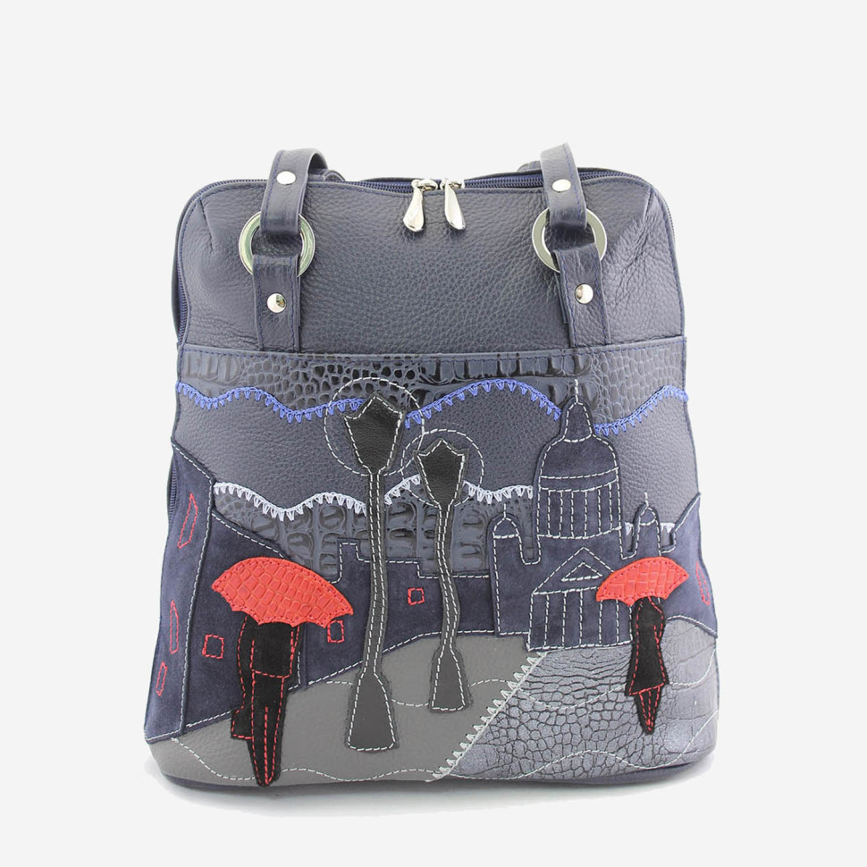 Сумка-трансформер Protege, ДС-226-73 Город № 10 синяя Сумка-трансформер Protege, ДС-226-73 Город № 10 синяя