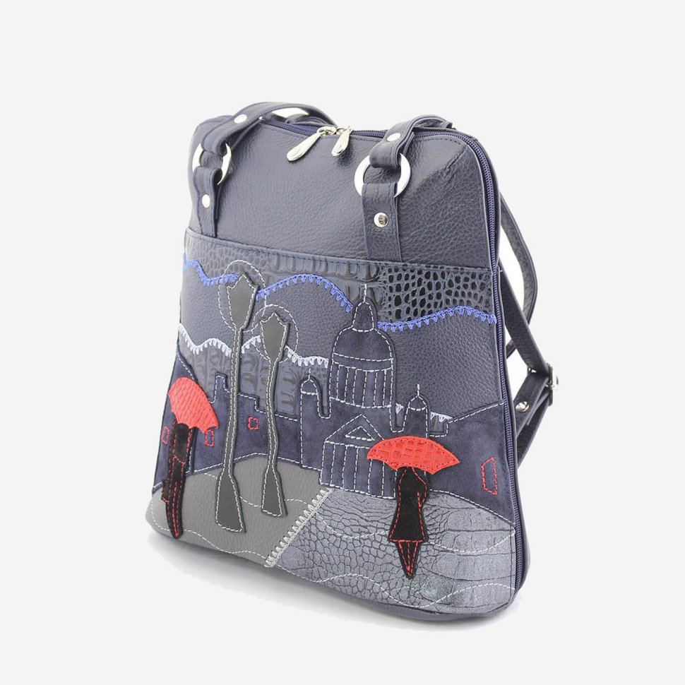 Сумка-трансформер Protege, ДС-226-73 Город № 10 синяя Сумка-трансформер Protege, ДС-226-73 Город № 10 синяя