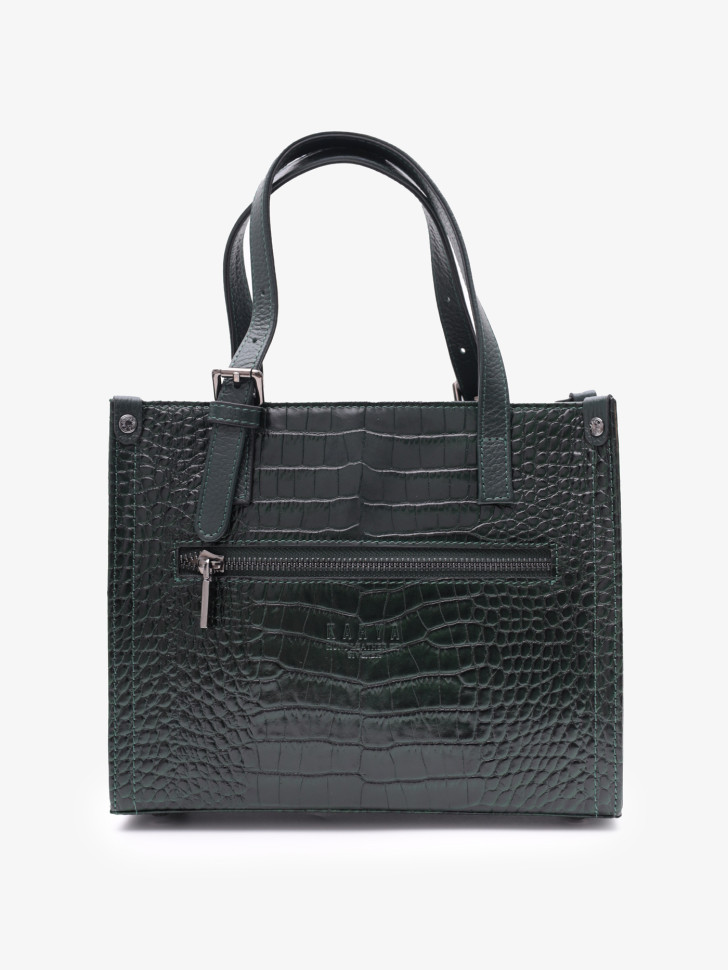 Сумка женская Karya 2402 зелёный крокодил Сумка женская Karya 2402 зелёный крокодил