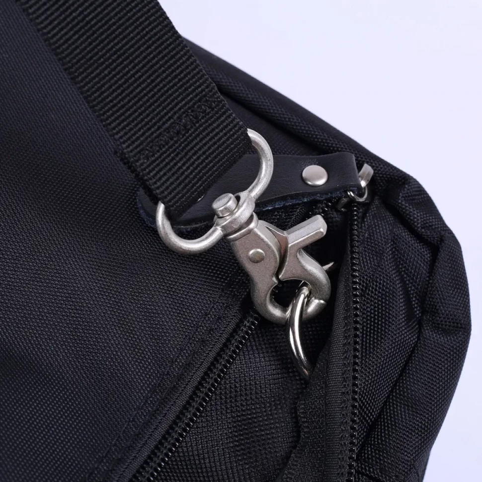 Сумка-рюкзак трансформер из текстиля Numanni 356 чёрная Сумка-рюкзак трансформер из текстиля Numanni 356 чёрная