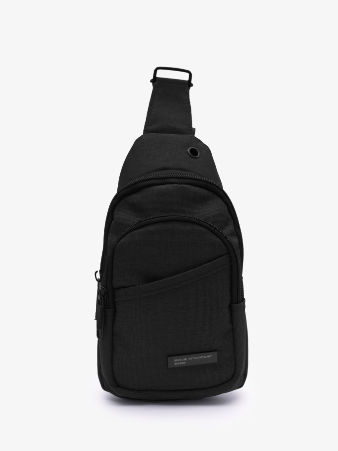 Рюкзак на одно плечо Baggins 3737 черный Рюкзак на одно плечо Baggins 3737 черный