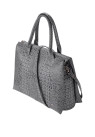 Сумка женская САБРИНА GREY 78696 серая кайман