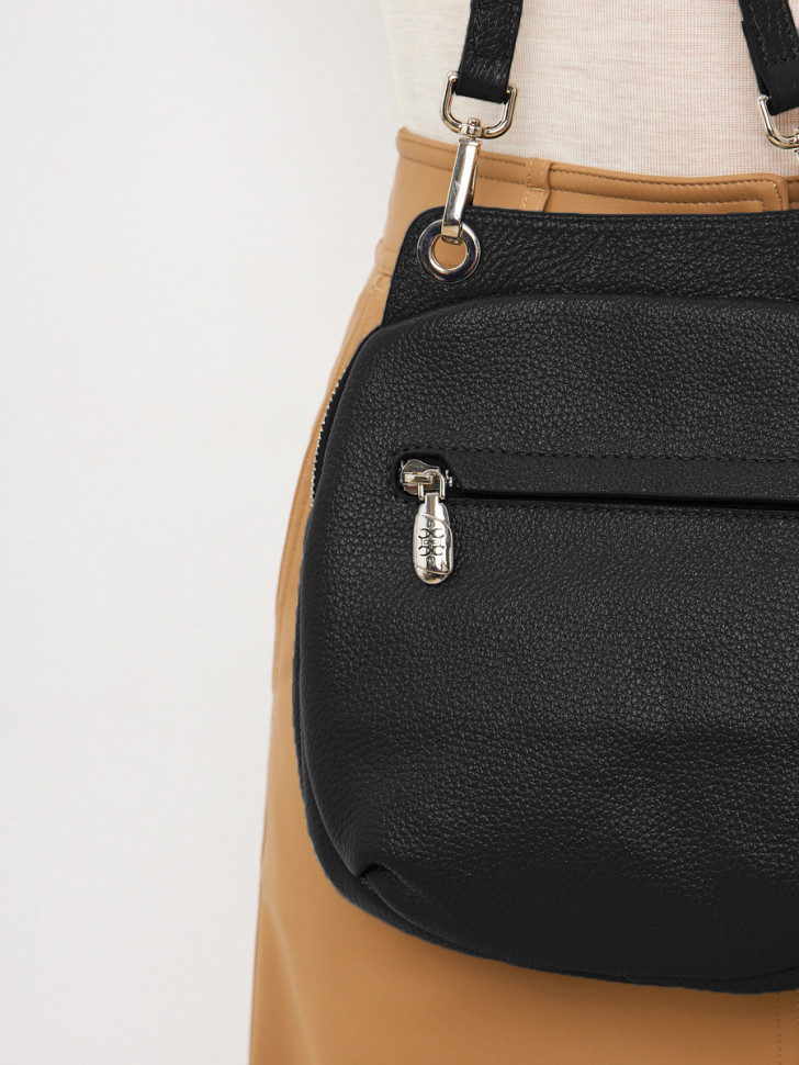 Сумка Curanni 2477 вителло черный ник Сумка Curanni 2477 вителло черный ник