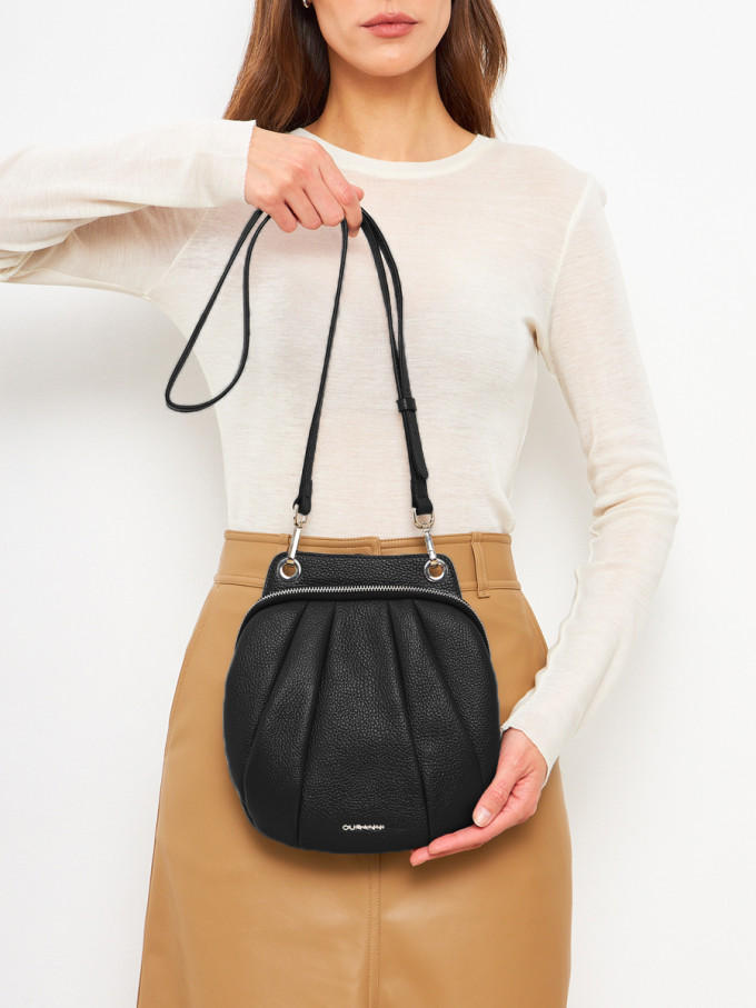 Сумка Curanni 2477 вителло черный ник Сумка Curanni 2477 вителло черный ник