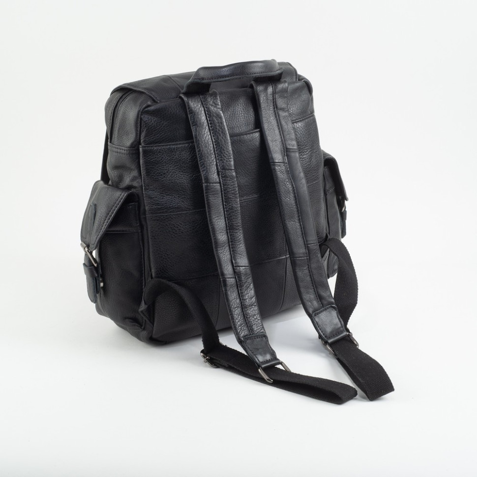 Рюкзак Zinixs "Кленовый лист" из натуральной кожи 3906-1 чёрный Рюкзак Zinixs "Кленовый лист" из натуральной кожи 3906-1 чёрный