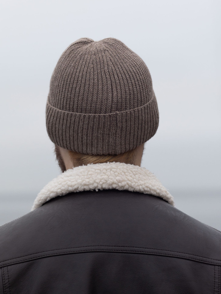 Шапка мужская 11658 MARHATTER серо-бежевая