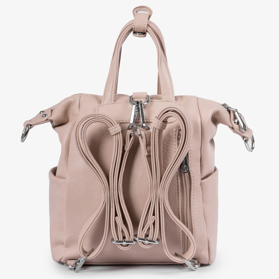 Сумка-рюкзак Valle Mitto, 91666 бежевая Сумка-рюкзак Valle Mitto, 91666 бежевая