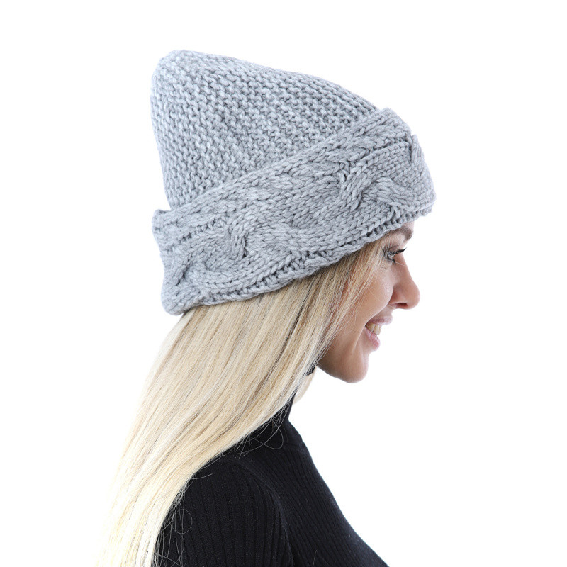 Шапка женская Flioraj 105FJ светло-серая Шапка женская Flioraj 105FJ светло-серая