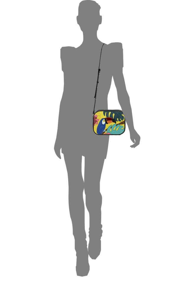 Сумка женская Protege, ДС-487-265, "Тукан №1" ландыш+черный Сумка женская Protege, ДС-487-265, "Тукан №1" ландыш+черный