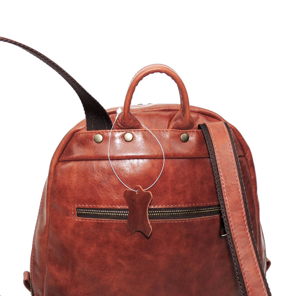 Рюкзак женский Natalia Kalinovskaya, Р43-602 «Като» рыжий/коричневый Рюкзак женский Natalia Kalinovskaya, Р43-602 «Като» рыжий/коричневый