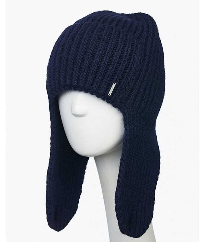 Ушанка женская MARHATTER, 11581 синяя Ушанка женская MARHATTER, 11581 синяя