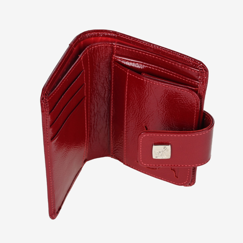 Портмоне женское 02-273-0951 бордо лак Портмоне женское 02-273-0951 бордо лак