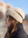 Шапка женская 12838/2 MARHATTER св.коричневая (56-58)
