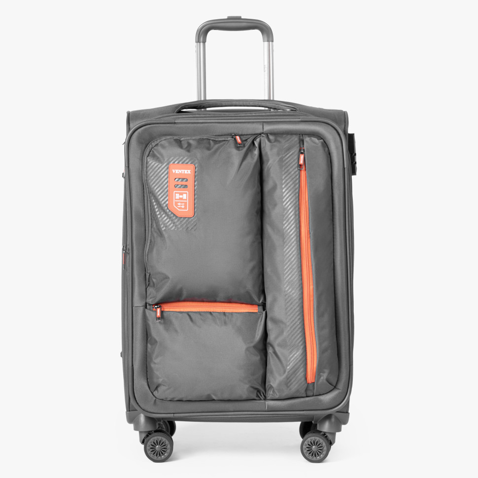 Чемодан Ventex, Ж01-4901 серый Чемодан Ventex, Ж01-4901 серый