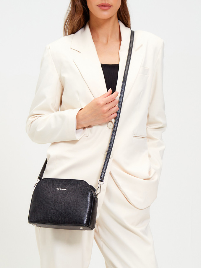 Сумка Curanni 2537 вителло черная Сумка Curanni 2537 вителло черная