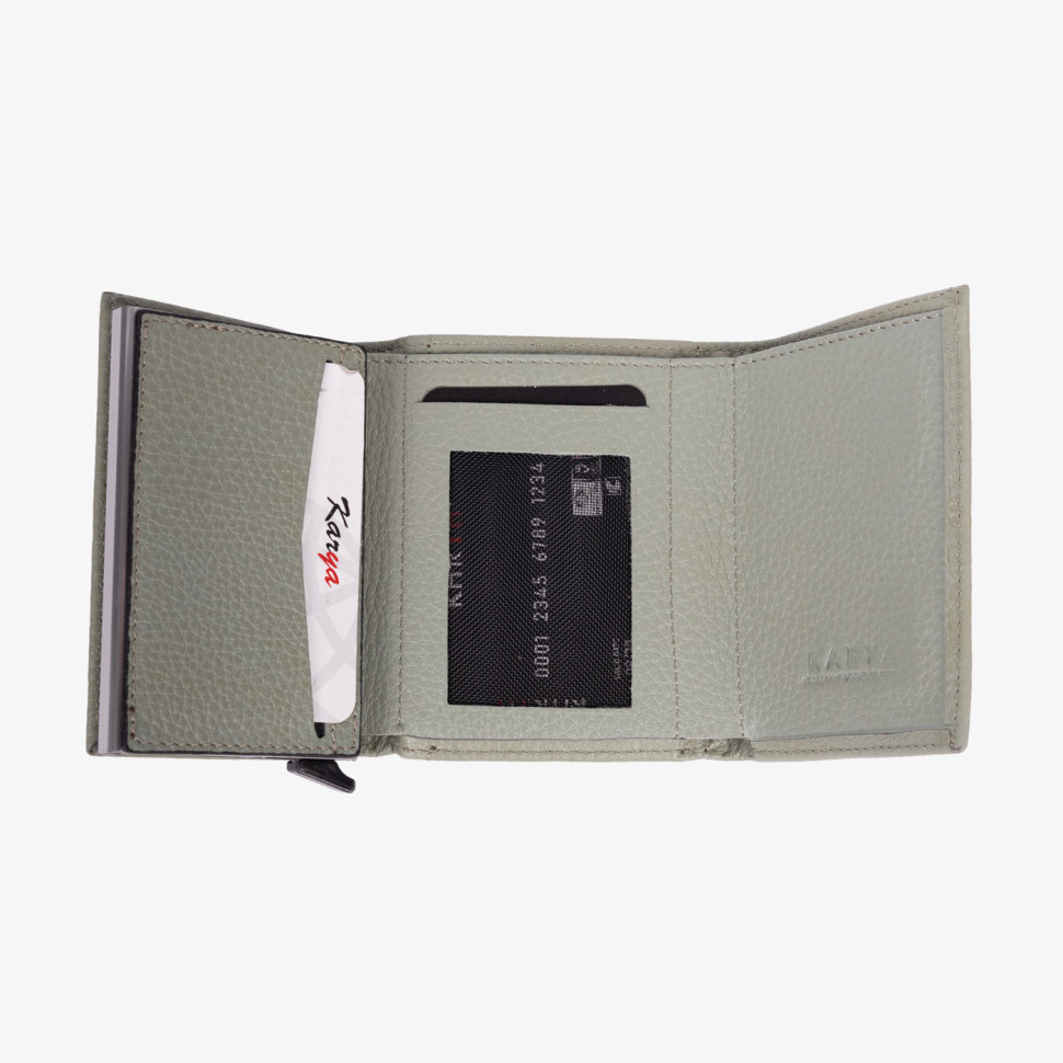 Картхолдер с отделением для купюр Karya, 0060-26 мята