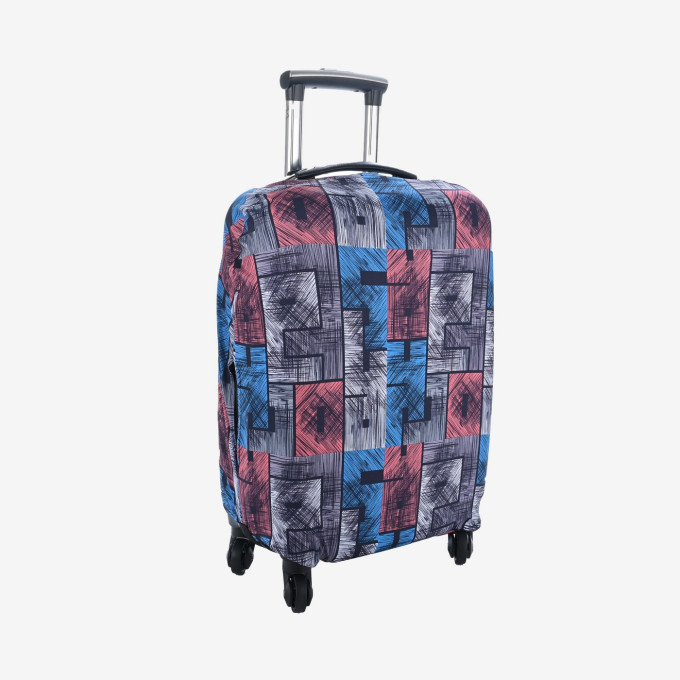 Чехол для чемодана Графити размер L клетка Чехол для чемодана Графити размер L клетка