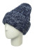 Шапка женская Stigler, 23-229 темно-синий/серый/голубой