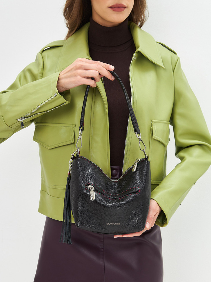 Сумка Curanni 2420 сан сет чёрная Сумка Curanni 2420 сан сет чёрная