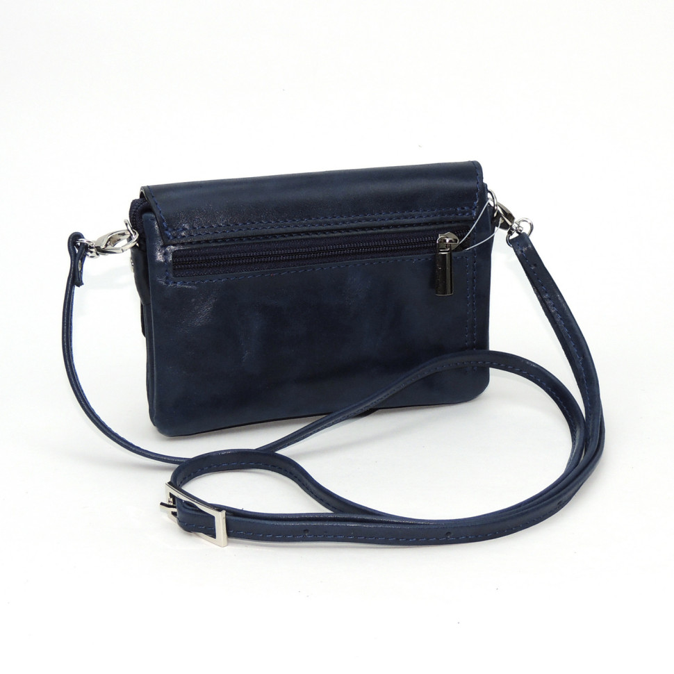 Женская сумочка кошелёк Natalia Kalinovskaya С53т «Колибри» синяя