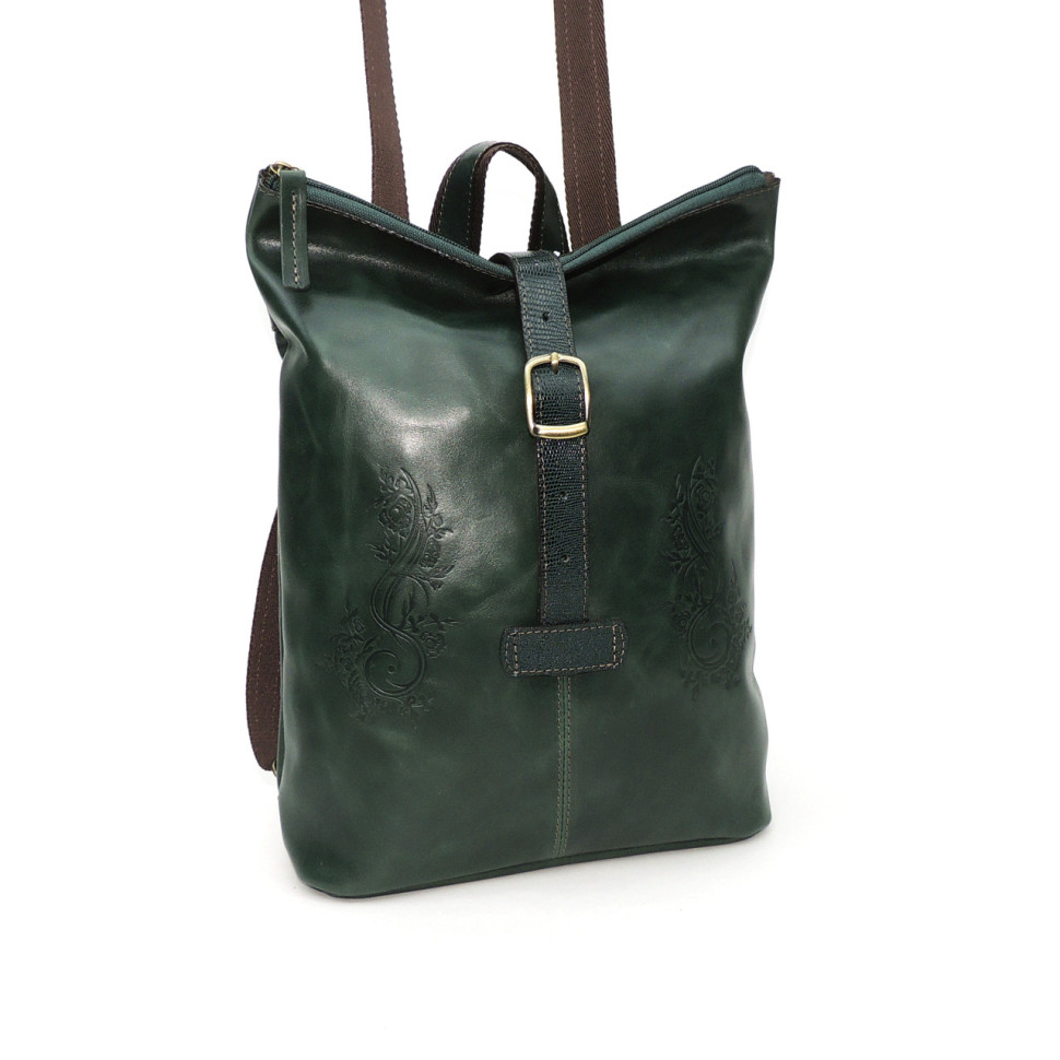 Сумка-рюкзак Natalia Kalinovskaya, СР-34/1т.-632 «Алисс» зеленая Сумка-рюкзак Natalia Kalinovskaya, СР-34/1т.-632 «Алисс» зеленая