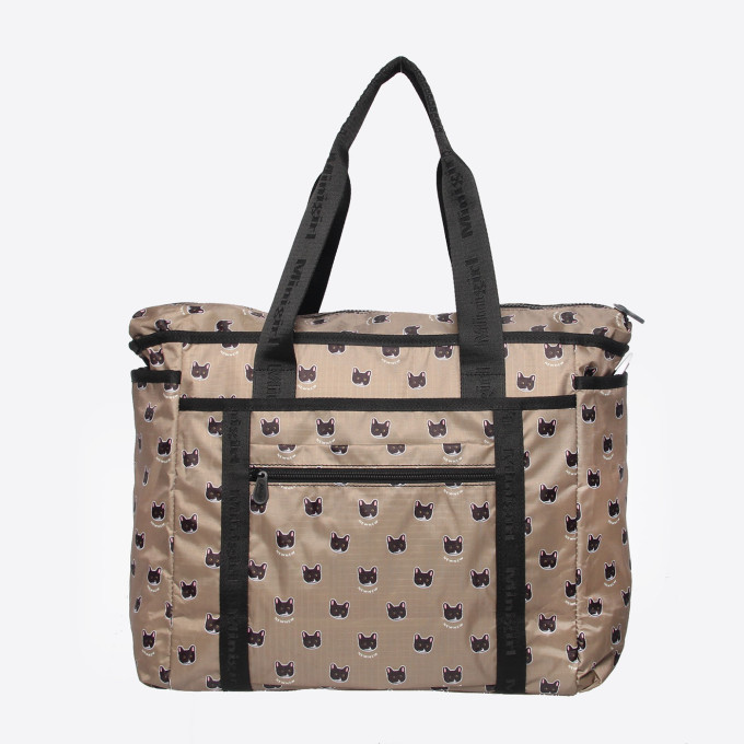 Сумка Minigirl 3089 коты коричневая Сумка Minigirl 3089 коты коричневая